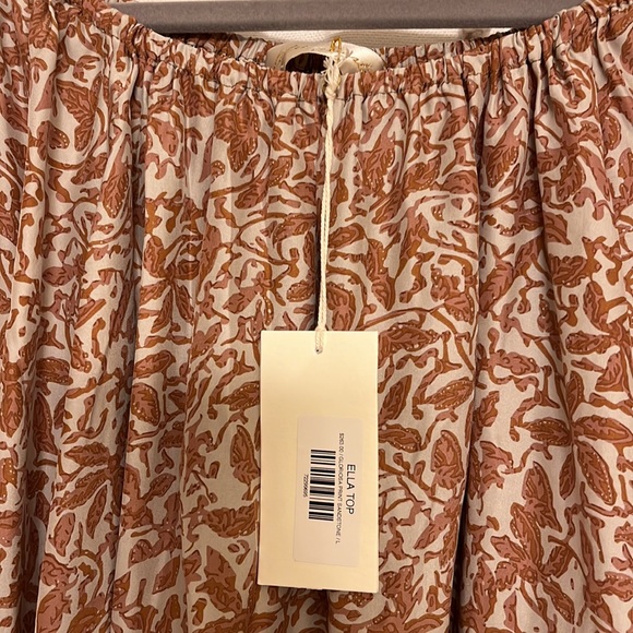 NWOT Natalie Martin silk top. Gorgeous print, perfect for Fall. - Picture 2 of 3